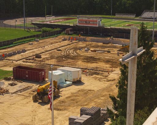 Athletic Center Construction Photos