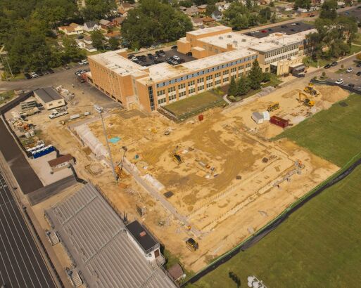 Athletic Center Construction Photos