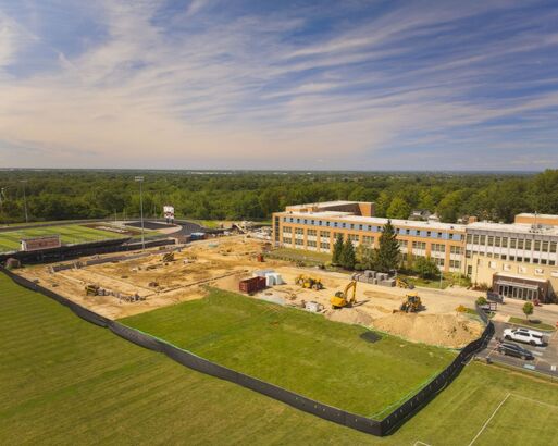 Athletic Center Construction Photos