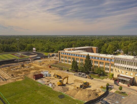 Athletic Center Construction Photos
