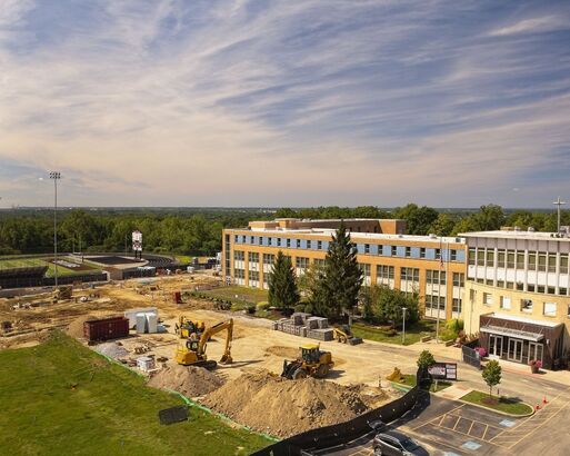 Athletic Center Construction Photos