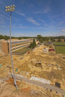 Athletic Center Construction Photos