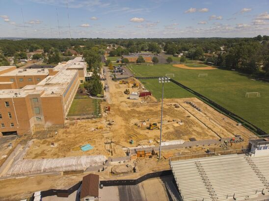 Athletic Center Construction Photos
