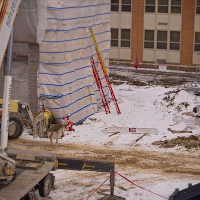 Athletic Center Construction Photos (Dec. 2025)