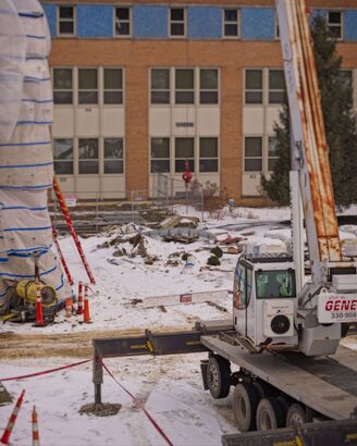Athletic Center Construction Photos (Dec. 2025)