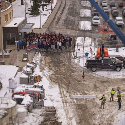Athletic Center Construction Photos (Dec. 2025)