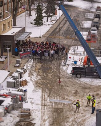 Athletic Center Construction Photos (Dec. 2025)