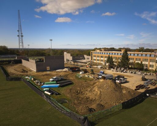 Athletic Center Construction Photos (Nov. 2025)