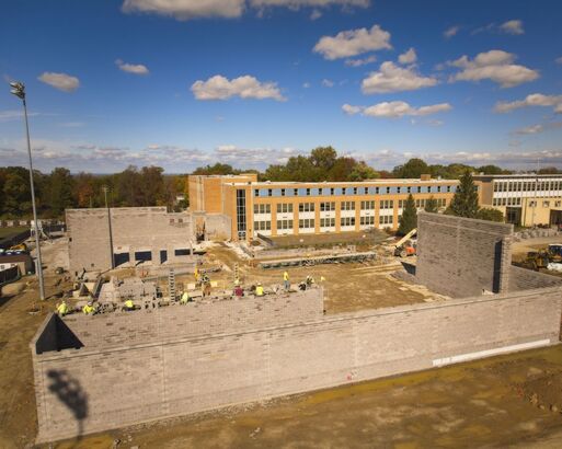 Athletic Center Construction Photos (Nov. 2025)