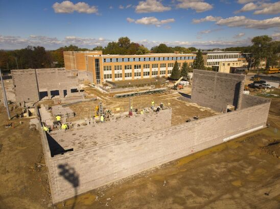 Athletic Center Construction Photos (Nov. 2025)