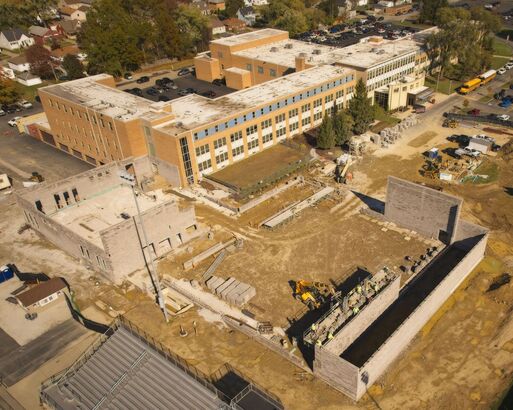 Athletic Center Construction Photos (Nov. 2025)