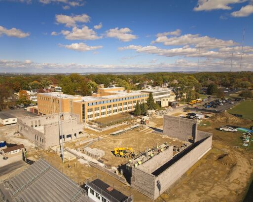 Athletic Center Construction Photos (Nov. 2025)