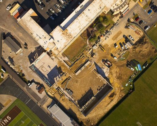 Athletic Center Construction Photos (Nov. 2025)