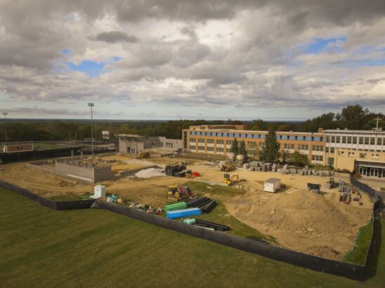 Athletic Center Construction Photos (Nov. 2025)