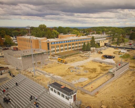 Athletic Center Construction Photos (Nov. 2025)
