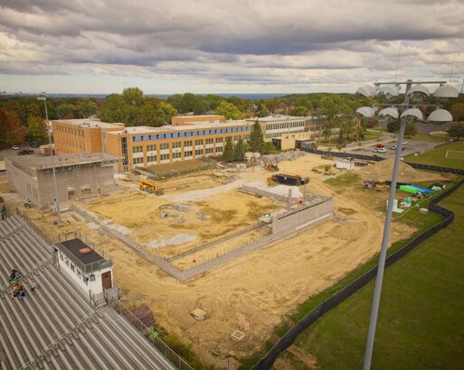 Athletic Center Construction Photos (Nov. 2025)