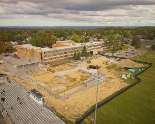 Athletic Center Construction Photos (Nov. 2025)