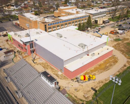 Athletic Center Construction Photos (April 2026)