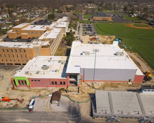 Athletic Center Construction Photos (April 2026)