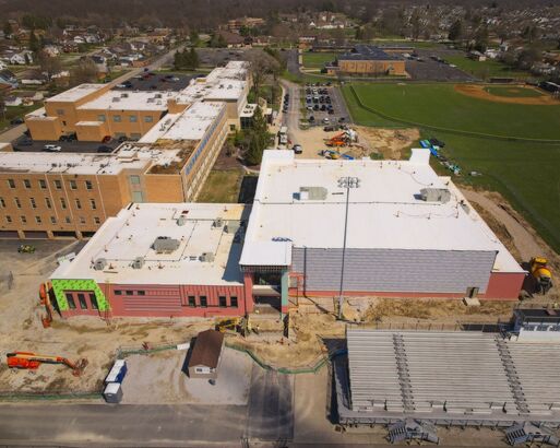 Athletic Center Construction Photos (April 2026)