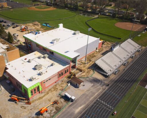 Athletic Center Construction Photos (April 2026)