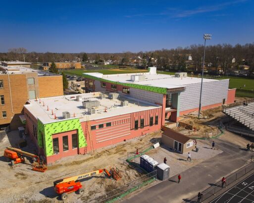 Athletic Center Construction Photos (April 2026)