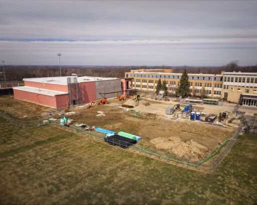 Athletic Center Construction Photos (March 2026)
