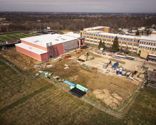 Athletic Center Construction Photos (March 2026)