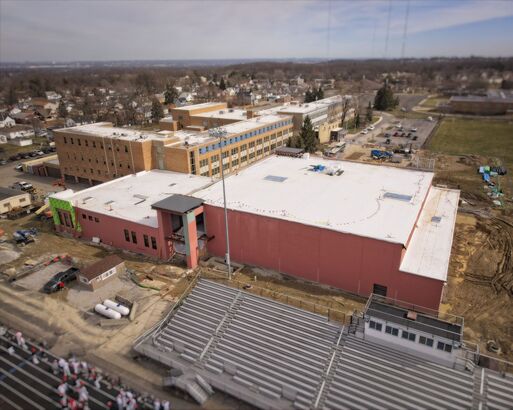 Athletic Center Construction Photos (March 2026)