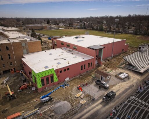 Athletic Center Construction Photos (March 2026)