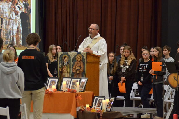 Padua Celebrates All Saints Day Mass