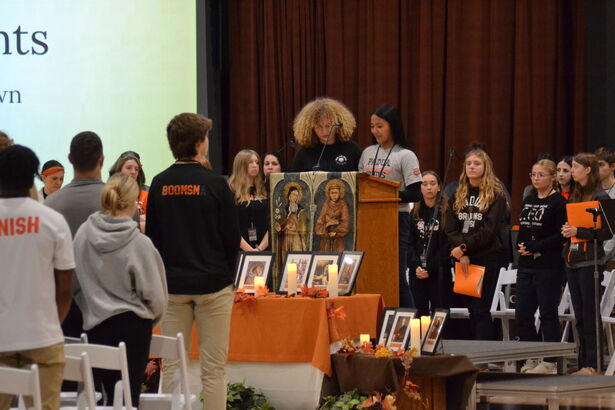 Padua Celebrates All Saints Day Mass
