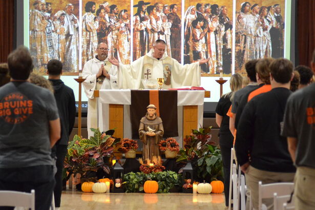 Padua Celebrates All Saints Day Mass