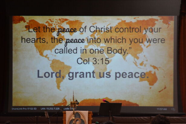 Padua Celebrates Prayer Service for Peace
