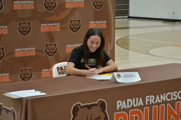 Padua’s Kayla Brandon signs Letter of Intent with Ohio Dominican