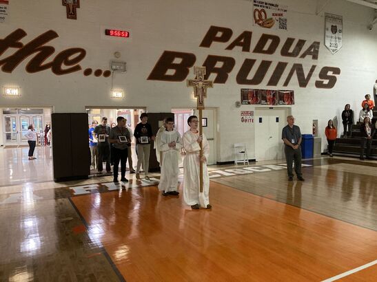 Padua Celebrates All Saints Day Mass