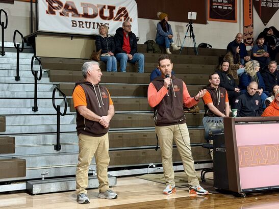 Dave Morell ’80 Honored for 25 Years as Padua Wrestling Coach