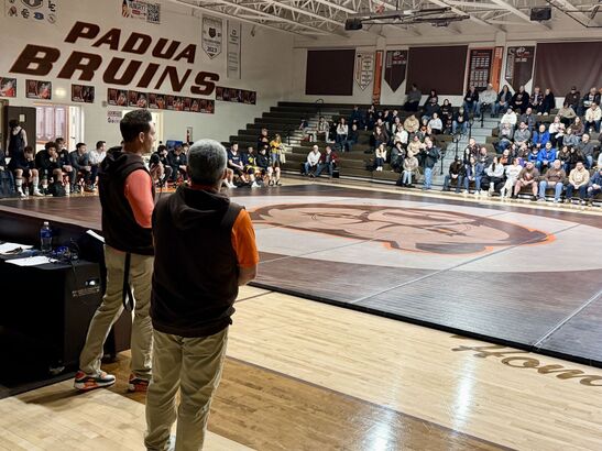 Dave Morell ’80 Honored for 25 Years as Padua Wrestling Coach