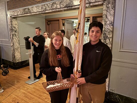 Padua Students Attend Jubilee of Hope Mass with Bishop Edward Malesic