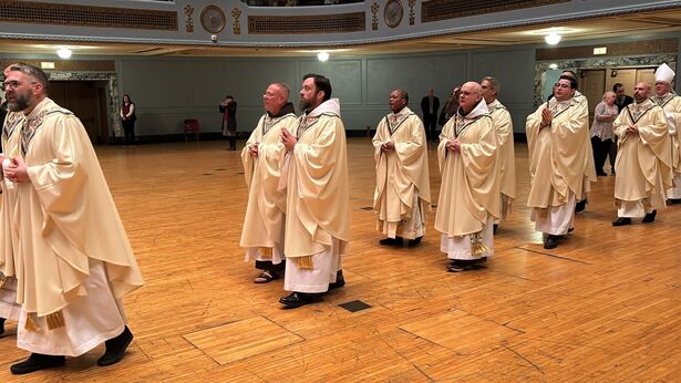 Padua Students Attend Jubilee of Hope Mass with Bishop Edward Malesic