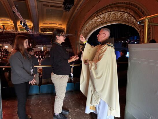 Padua Students Attend Jubilee of Hope Mass with Bishop Edward Malesic