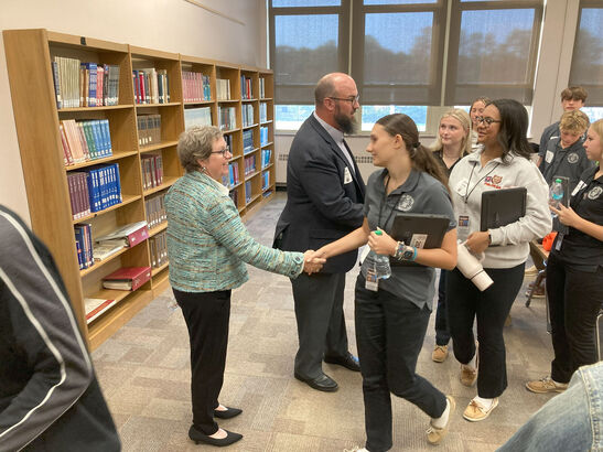 Howley Foundation Visits Padua Student Scholarship Recipients