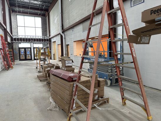 Athletic Center Construction Photos (April 2026)