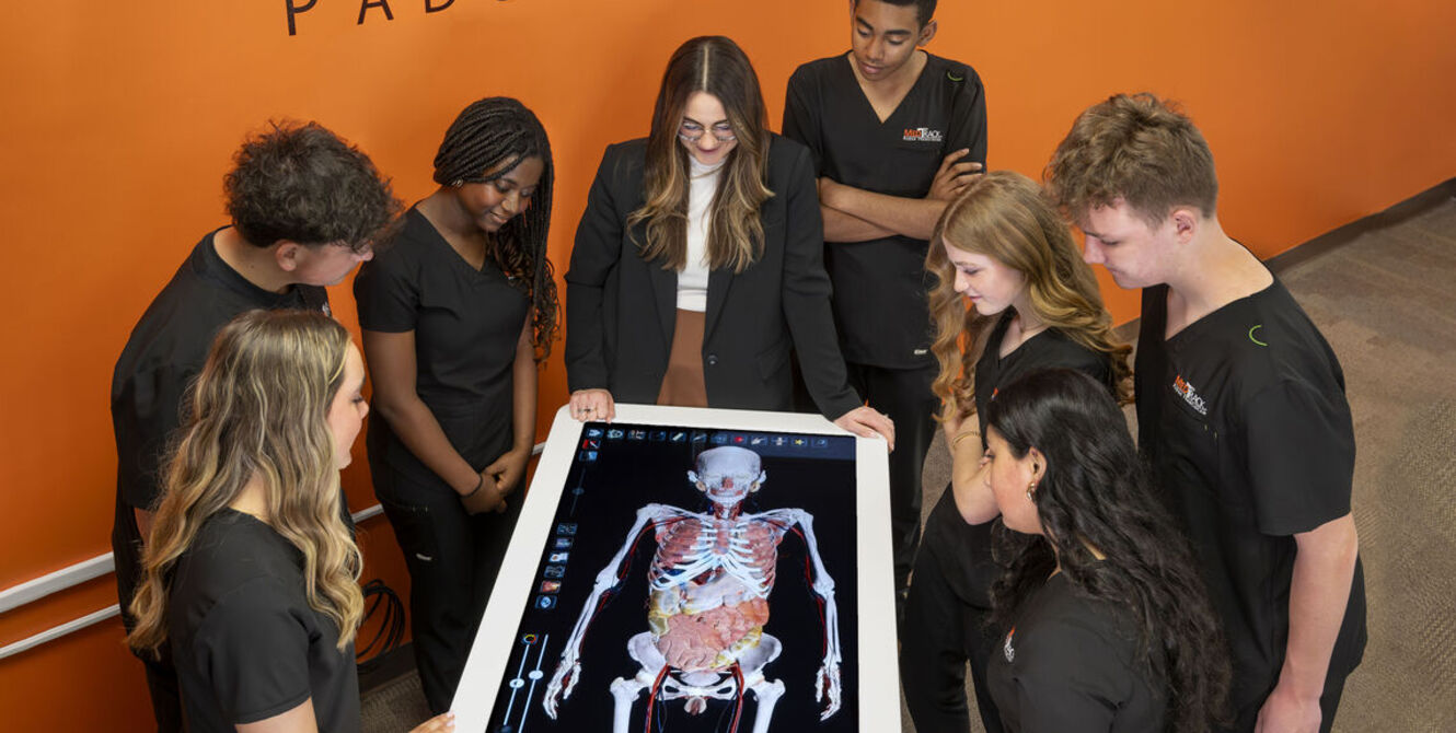 MedTrack® is an award-winning, four-year advanced science track focused on helping students explore and prepare for careers in healthcare.