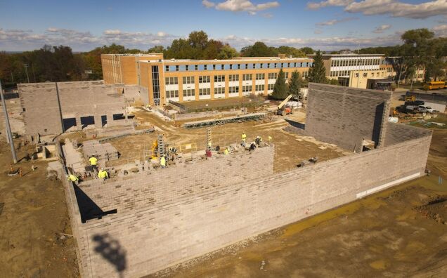 Padua’s New Athletic Center Begins to Take Shape
