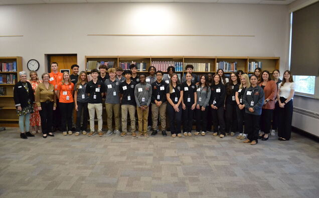 Howley Foundation Board Members visit Padua Student Scholarship Recipients