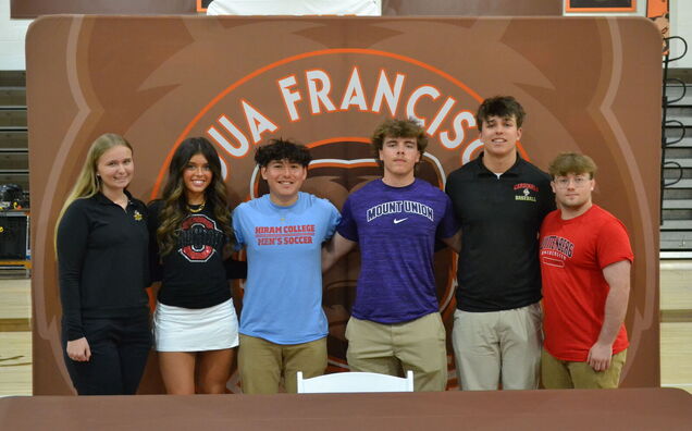 Six Padua Athletes Sign to Play College Sports