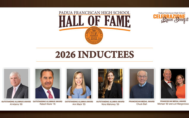 Padua Announces 2026 Hall of Fame Inductees
