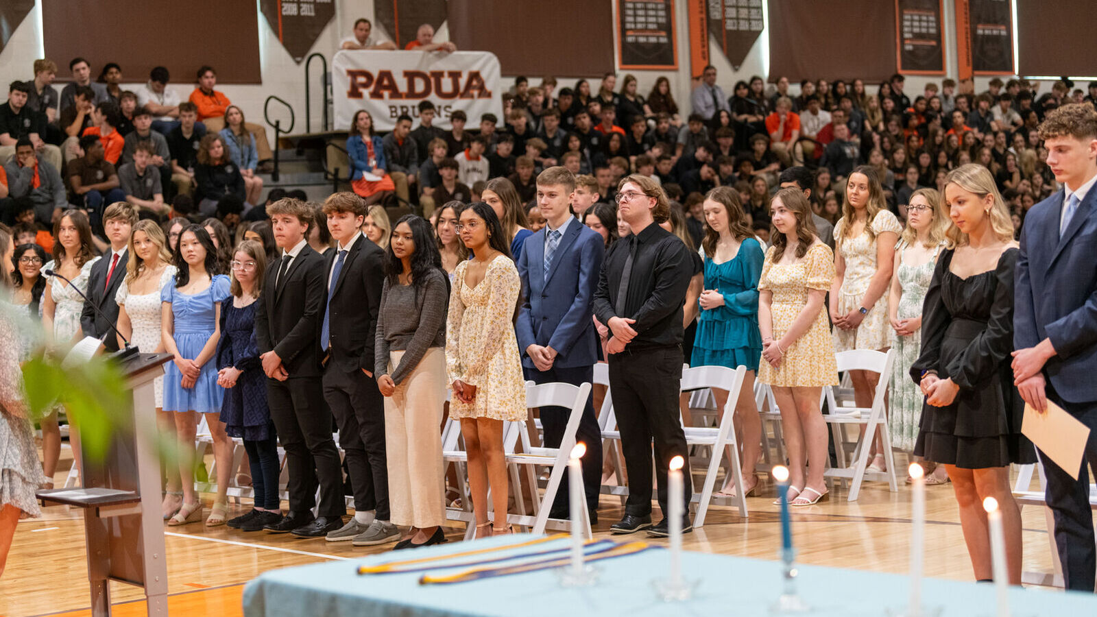 Padua Inducts Newest Members of National Honor Society April 25, 2025
