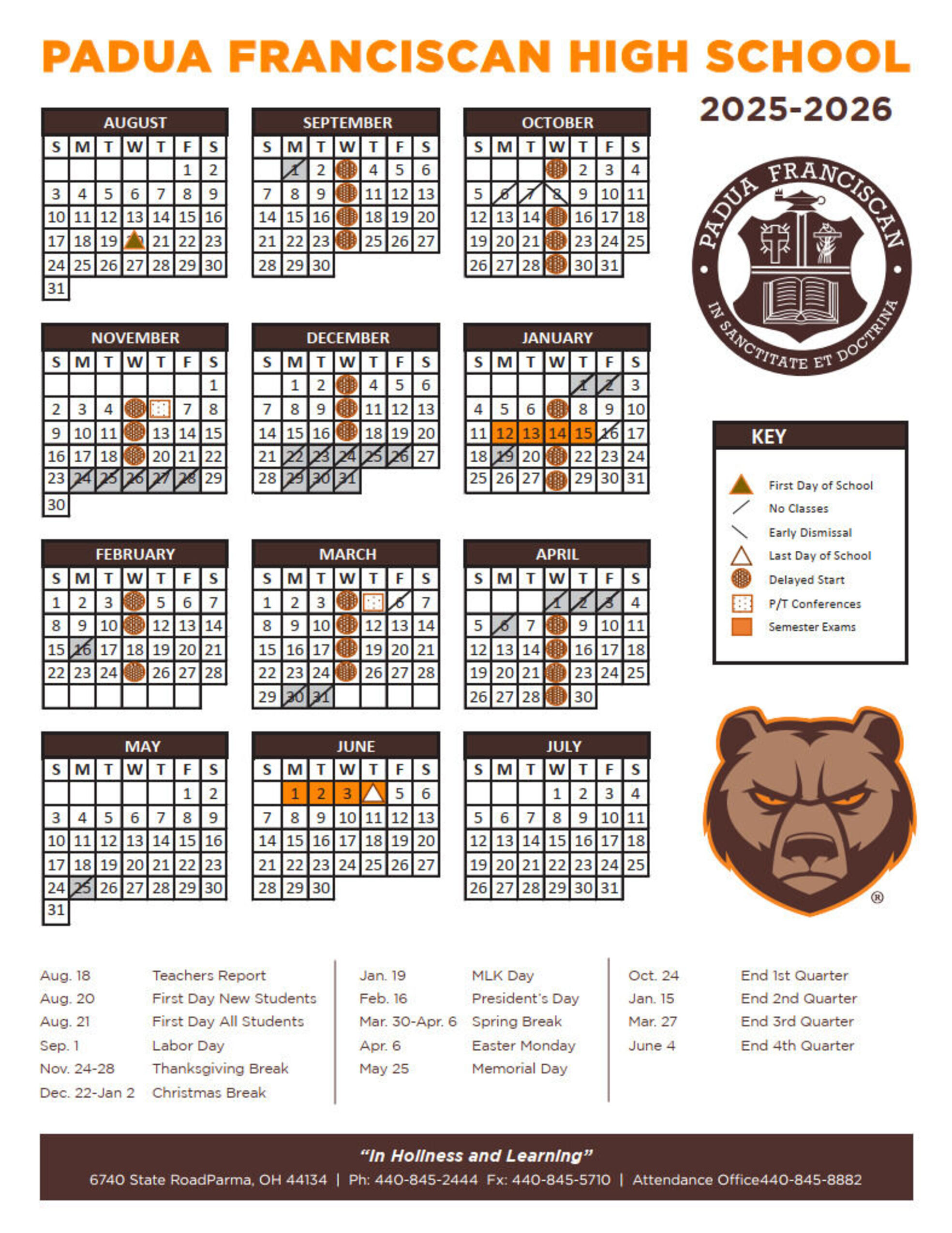 Year At A Glance 2025-2026